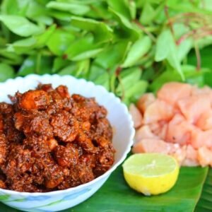 Chicken Gongura Pickle (చికెన్ గోంగూర)