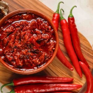 Pandu Mirchi Pickle <br> (పండు మిర్చి పచ్చడి)