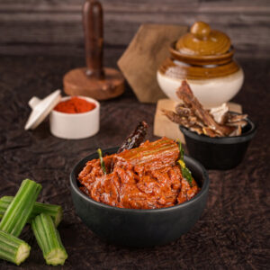Munakkaya Pickle (మునగకాయ పచ్చడి)