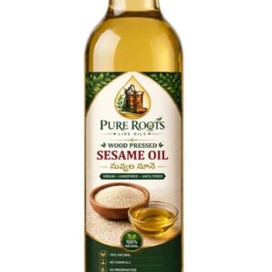 WOOD PRESSED WHITE SESAME OIL-1L