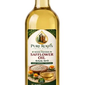 WOOD PRESSED SAFFLOWER OIL-1L
